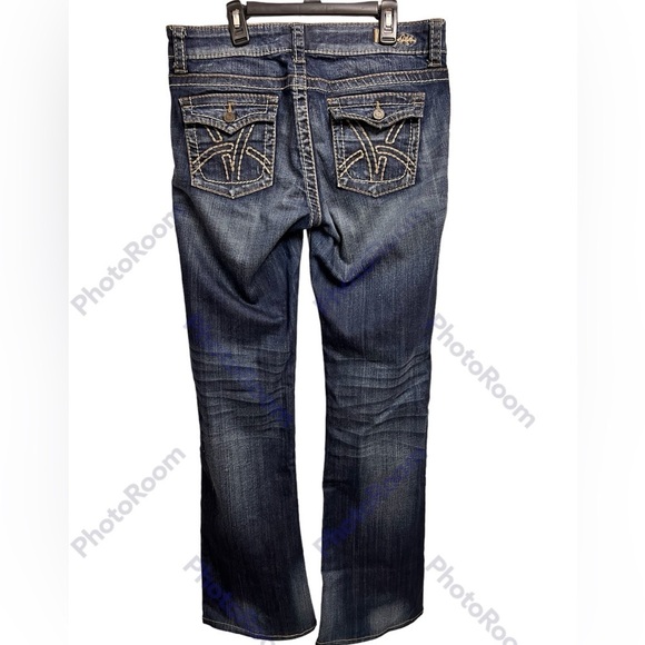 Kut From The Kloth So Low Women’s Medium Wash Blue Bootcut Denim Jeans Sz 10 TL - Picture 2 of 9